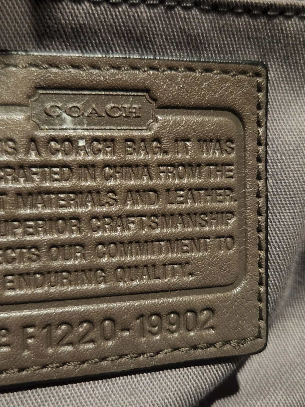 Coach Legacy Colorblock Rory Satchel 19902 Leather Taupe Black Gray Tassel Bag